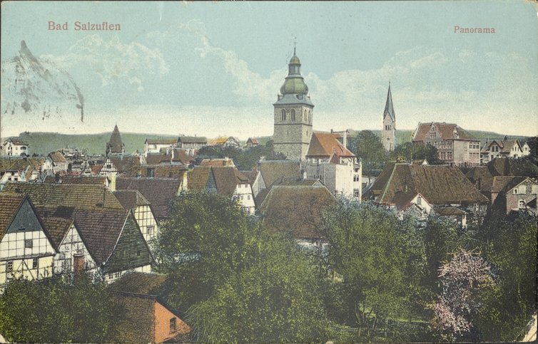 Ansichtskarte von Bad Salzuflen, um 1910